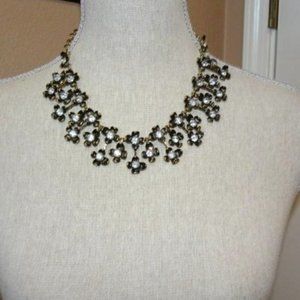 Joan Rivers GoldTone Statement Floral necklace